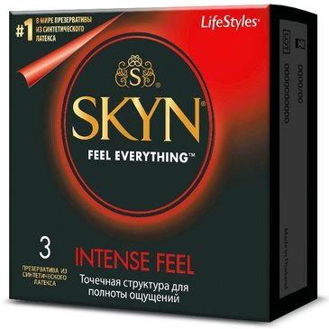 Life styles skyn intense feel презервативы текстурированные 3 шт.