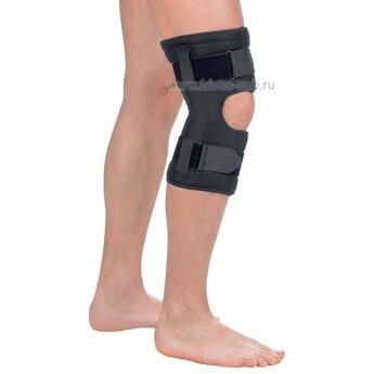 Тривес бандаж на коленный сустав разъемный с метал. шарнирами размер l т-8518