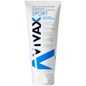 Vivax спорт гель релаксантный с охлаждающим эффектом 200 мл