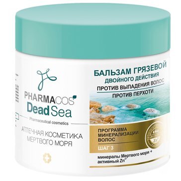 Витэкс pharmacos dead sea бальзам против выпадения волос против перхоти грязевой 400мл