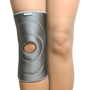 Бандаж на коленный сустав B.Well Med XL W-338 согревающий серый размер