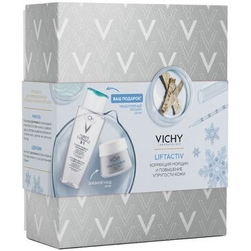 Набор Vichy Liftactiv Supreme: крем для нормальной кожи 50 мл + мицеллярный лосьон 200 мл