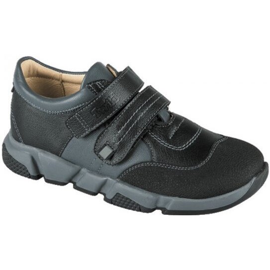 Тривес полуботинки ортопедические малосложные 1-черно-серый размер 36 tw-445