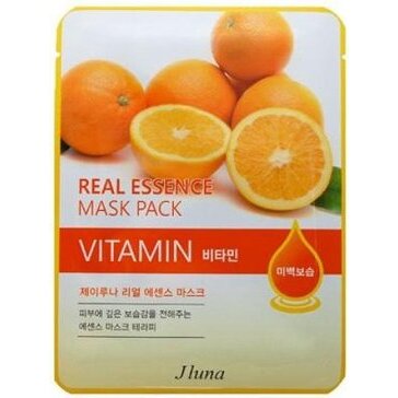 Маска для лица тканевая Juno real essence витамины 25 мл