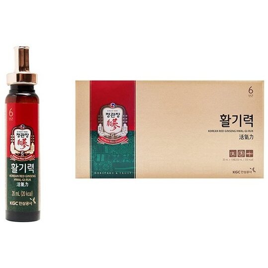Напиток тонизирующий из корейского красного женьшеня Korean red ginseng vital tonic 20 мл 10 шт.
