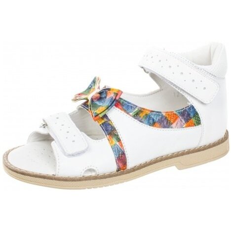 Тривес сандалеты ортопед. малосложные с открытым носком белые размер 31 tw-125