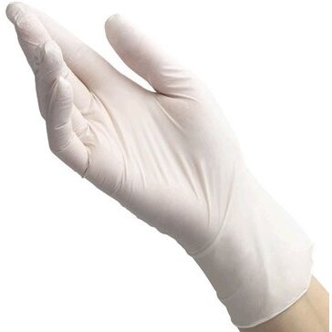 Benovy перчатки смотровые н/стер. нитриловые н/опудр.текстур.на пальцах с однокр.хлоринацией размер l 1 шт. пара