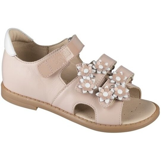 Тривес сандалеты ортопедические малосложные 4-бежево-розовый размер 29 tw-135 с открытым носком