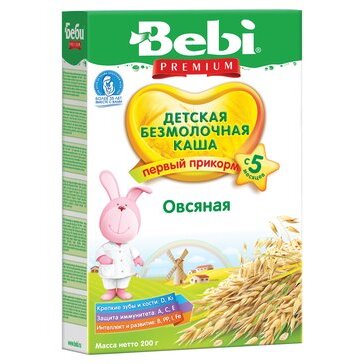 Каша безмолочная Bebi premium овсянка 200 г