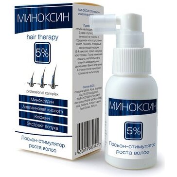 Миноксин 5% лосьон-стимулятор для волос 50мл
