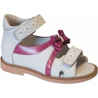 Тривес сандалеты ортопед. малосложные с открытым носком 6-бело-красный размер 30 tw-125