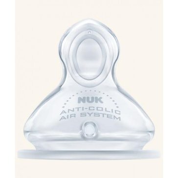 Nuk First Choice соска ортодонтическая а/коликовая силиконовая с большим отв для пищи 6-18 мес 1 шт.