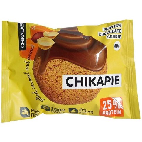 Chikalab chikapie печенье с начинкой 60г арахис