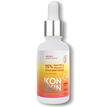 Пилинг для лица Айкон Скин (Icon Skin) для сияния и осветления с витамином с с 15% комплексом кислот 30 мл