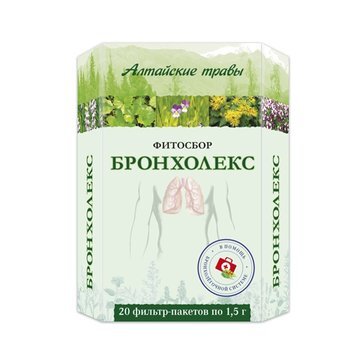 Алтайские травы фитосбор бронхолекс 1.5г 20 шт.