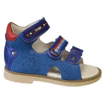 Тривес сандалеты ортопед. малосложные 1-голубой размер 20 tw-123