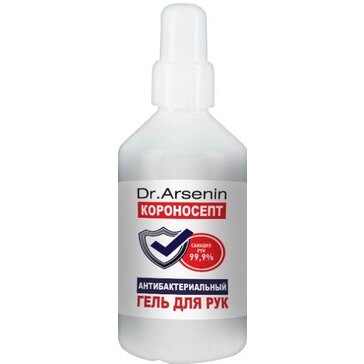 Гель для рук антибактериальный Dr.arsenin короносепт 100 мл