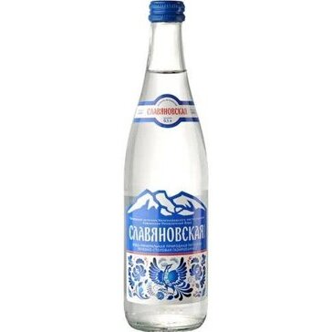 Славяновская вода минеральная 0.5 л бутылка стекло