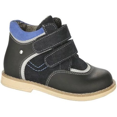 Тривес ботинки ортопед. малосложные 5-черно-синий размер 22 tw-319 утепленные