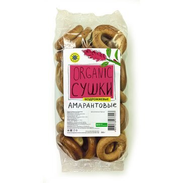 Сушка бездрожжевая амарантовая Компас Здоровья 200 г