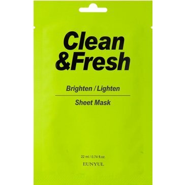 Маска для лица тканевая Eunyul Clean & Fresh для здорового цвета лица 22 мл