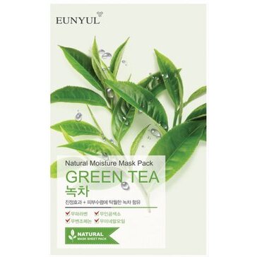 Маска для лица тканевая Eunyul Natural Moisture с зеленым чаем 22 мл
