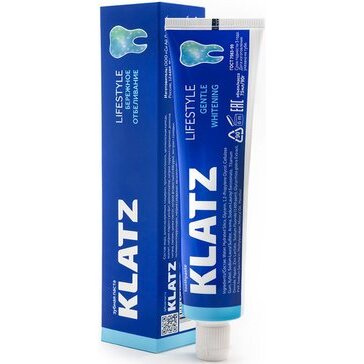 Зубная паста Klatz lifestyle бережное отбеливание 75 мл