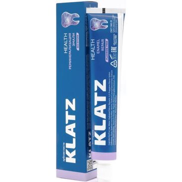 Зубная паста Klatz health реминерализация эмали 75 мл