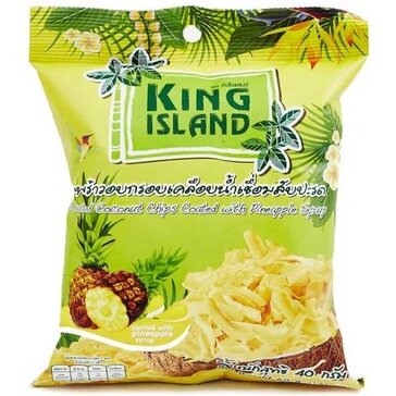 Чипсы King island кокосовые с ананасом 40 г