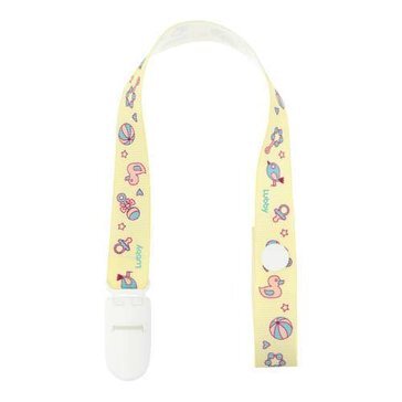 ЛАББИ Клипса держатель для пустышки (ленточка) (15176)