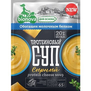 Крем-суп протеиновый быстрого приготовления Bionova сырный 20 г