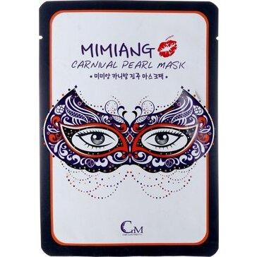 Маска для лица Mimiang для сияния и улучшения цвета лица карнавальная с экстрактом жемчуга 25 мл