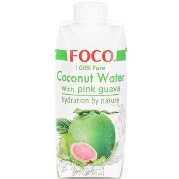 Вода кокосовая Foco розовой гуавы 330 мл