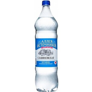 Славяновская вода минеральная фигурная 1.5л бут.п/э