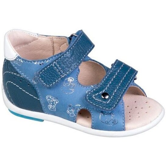 Тривес сандалеты ортопед. малосложные 2-джинс размер 18 tw-139 с открытым носком