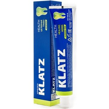 Зубная паста Klatz health целебные травы без фтора 75 мл