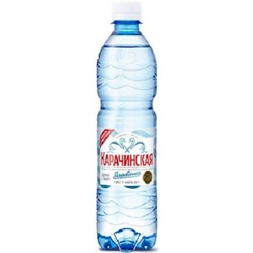 Карачинская вода минеральная газированная бут.п/э 0.5 л