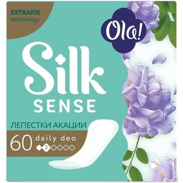 Прокладки ежедневные Ола (Ola) daily deo лепестки акации 60 шт.