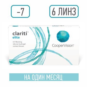 Clariti elite линзы контактные -7.00 6 шт.