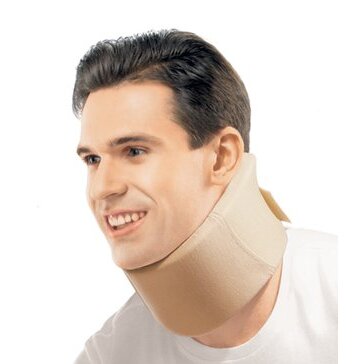 Бандаж шейный средней фиксации взрослый Orlett арт. БН6-53 размер 12-2 бежевый