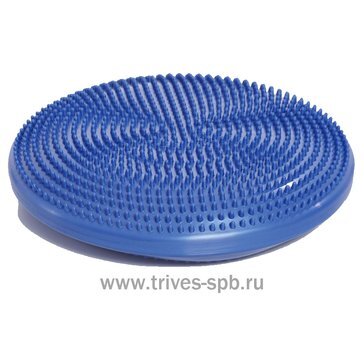 Тривес подушка балансировочная синяя 33x2.5см m-511