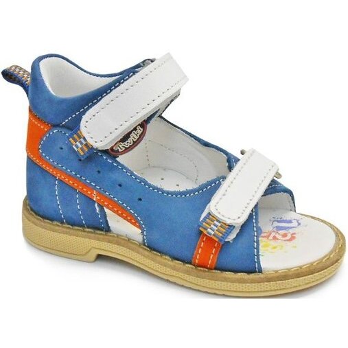 Тривес сандалеты ортопед. малосложные синий размер 18 tw-101 с открытым носком