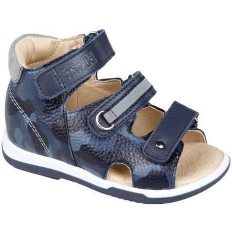 Тривес сандалеты ортопед. малосложные 13-синий камуфляж размер 21 tw-138 с открытым носком