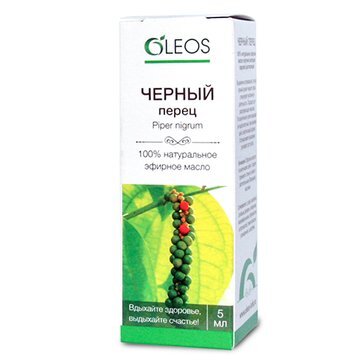 Масло эфирное Олеос (Oleos) Черный перец 5 мл