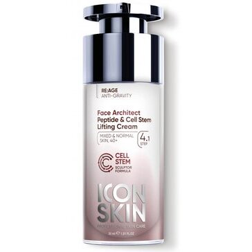Icon skin лифтинг-крем против морщин омолаживающий с пептидами и стволовыми клетками 30мл для нормальной и комбинированной кожи