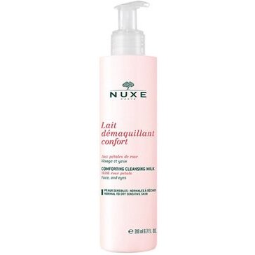 Молочко для лица Nuxe очищающее с лепестками роз 200 мл