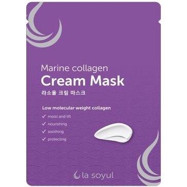 Маска для лица кремовая La soyul marine collagen 28 г