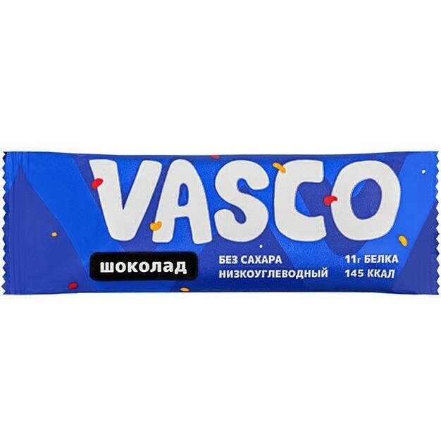 Батончик глазированный низкоуглеводный Vasco шоколад 40 г