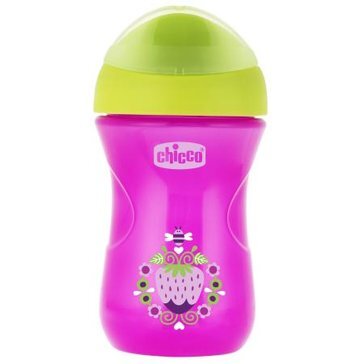 Chicco чашка-поильник 12мес.+ easy cup 266мл розовый 340624020