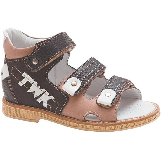 Тривес твики сандалеты ортопед. малосложные коричнево-бежевые размер 27 tw-129 с открытым носком